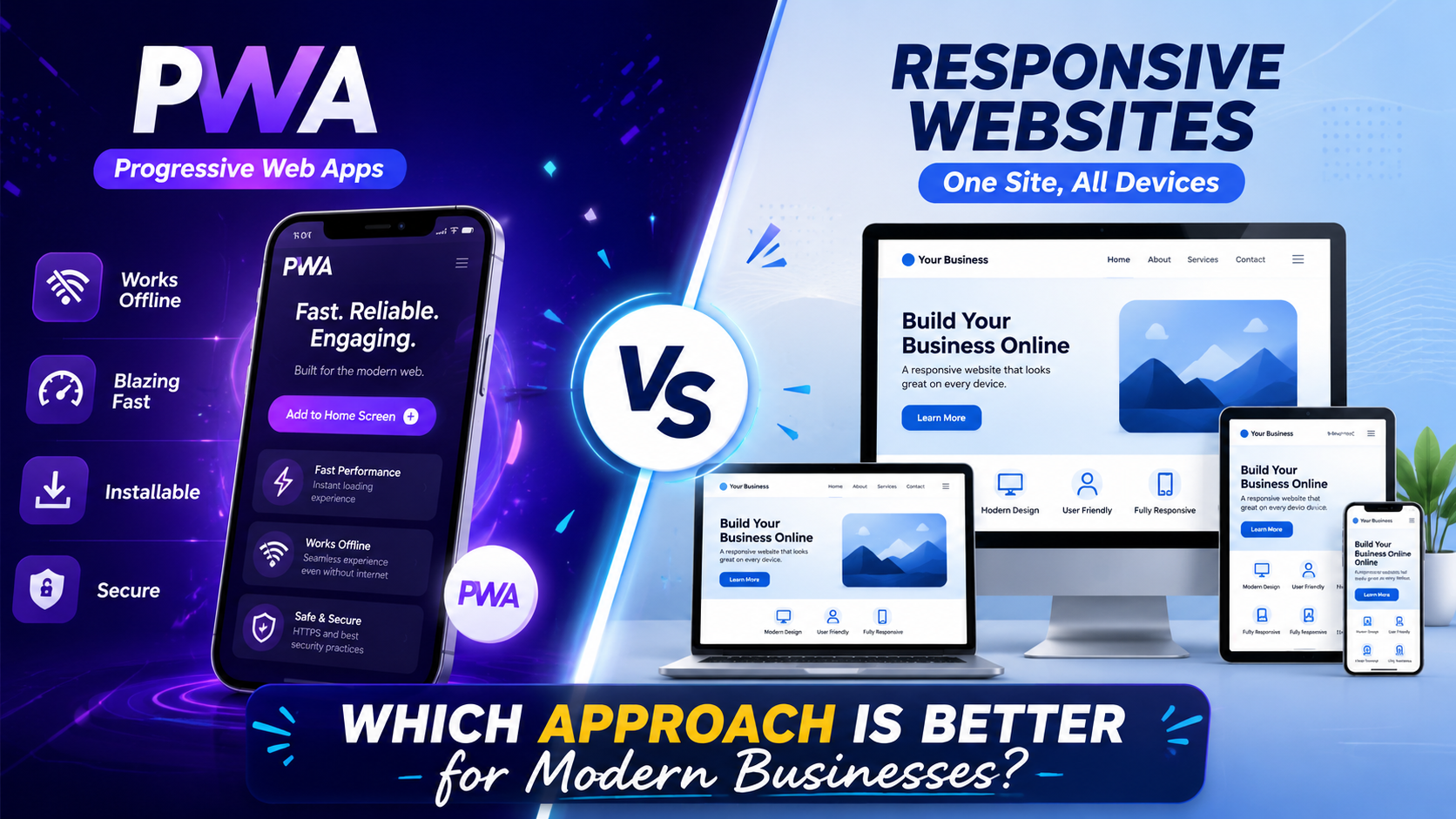 PWA vs Responsive Websites