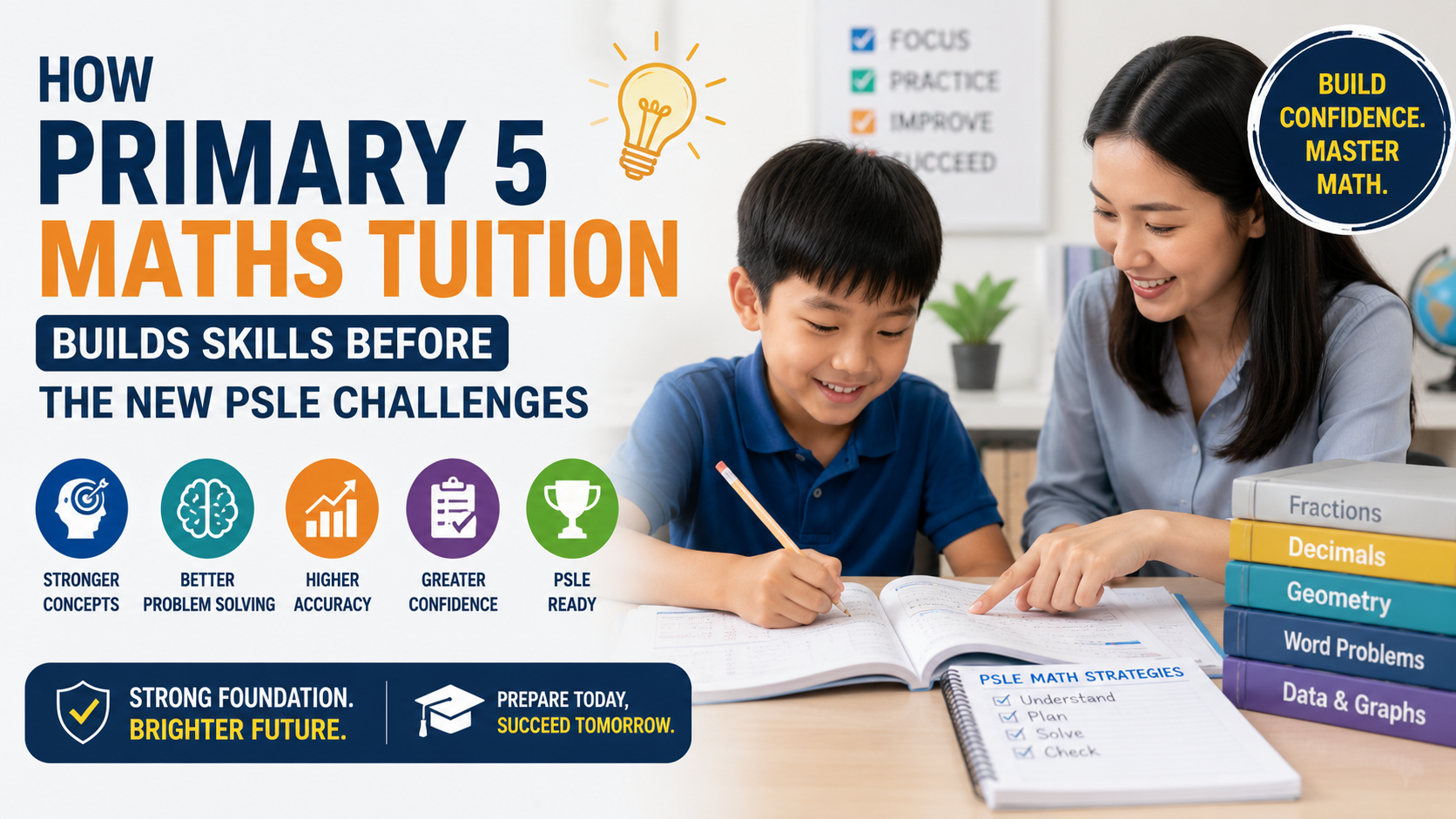 How Primary 5 Maths Tuition Builds Skills Before the New PSLE Challenges