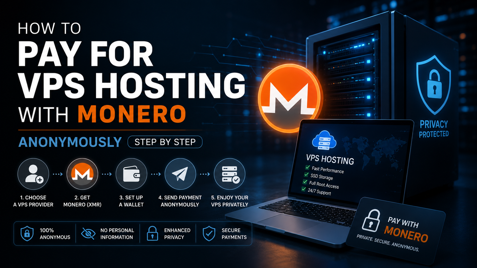 How to Pay for VPS Hosting with Monero Anonymously Step by Step 2026